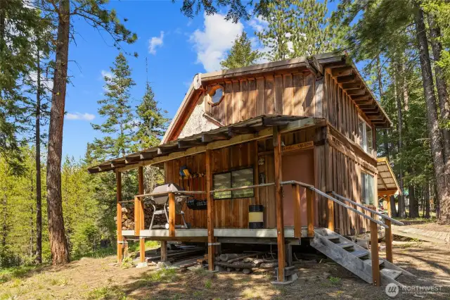 The Pool Hall! This cabin was built from lumber milled at the famous Teanaway Conner's Lumber!