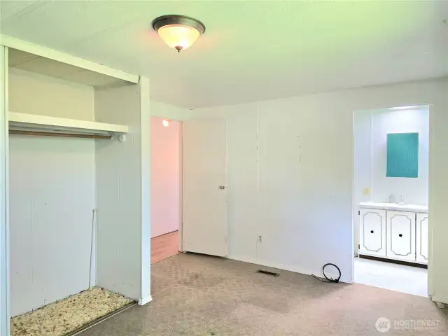 Primary Bedroom with .75 bathroom.