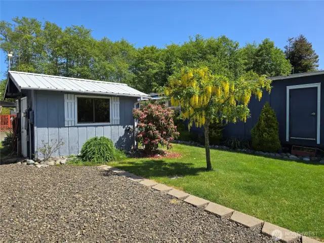 Garden shed.