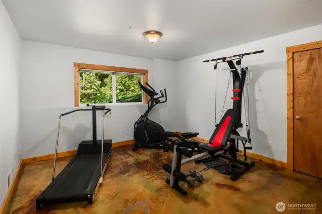 MIL bedroom with walk-in closet.
