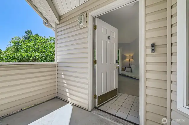 Covered Front Patio, Ring Doorbell, Storage Closet