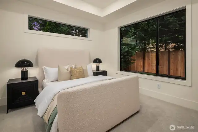 Secluded main floor en suite