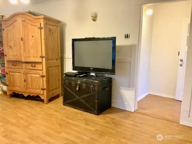 Entry to living room.