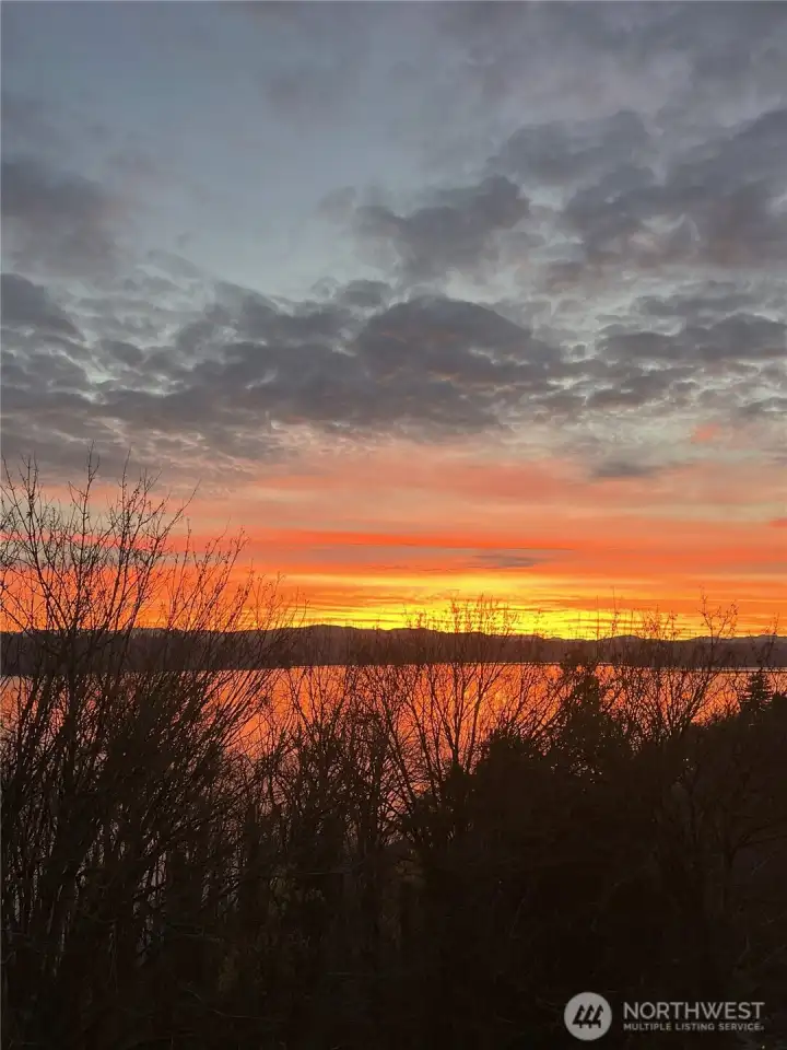 Winter sunrise view!