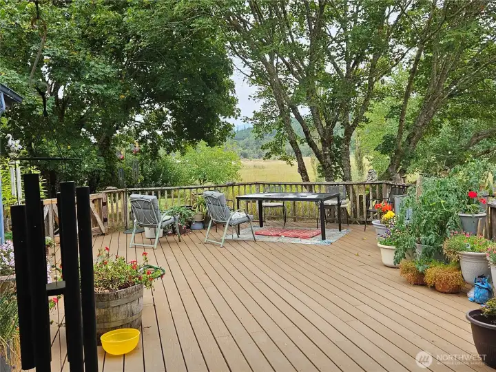 Large exterior deck
