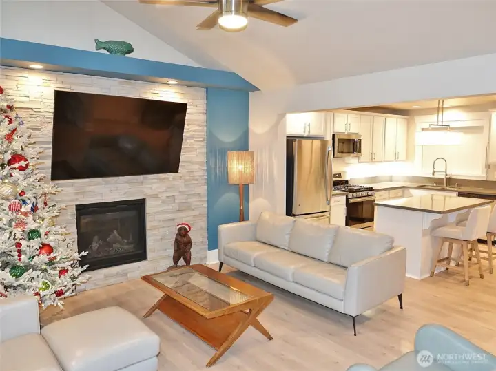 Relax in the Living Room.