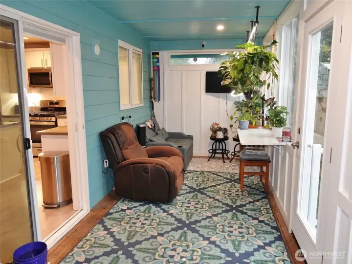 Extend your space into this Enclosed Rear Deck.