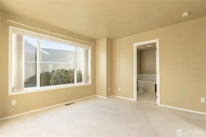 Primary Bed looking into Bath area.