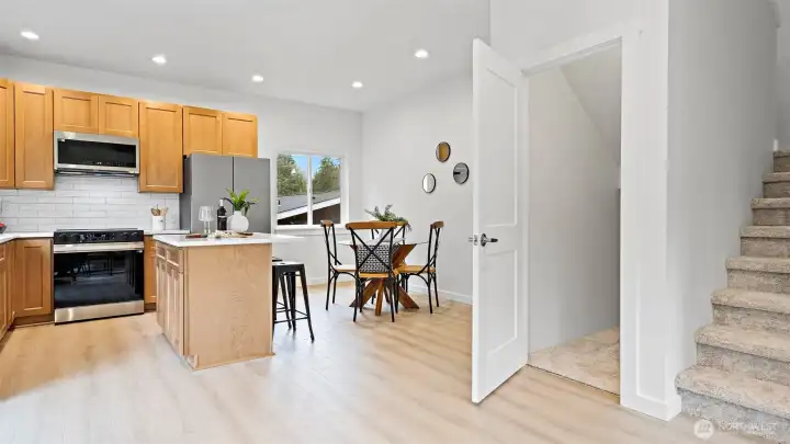 Lots of storage space