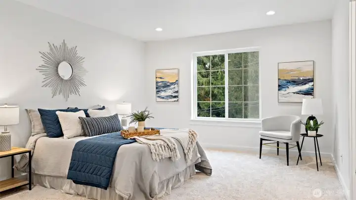 Upstairs- BIG primary suite