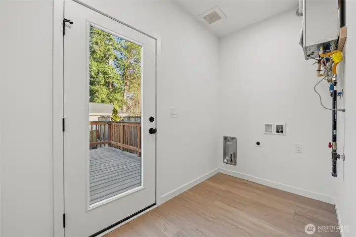 Main level utility room/mud room.