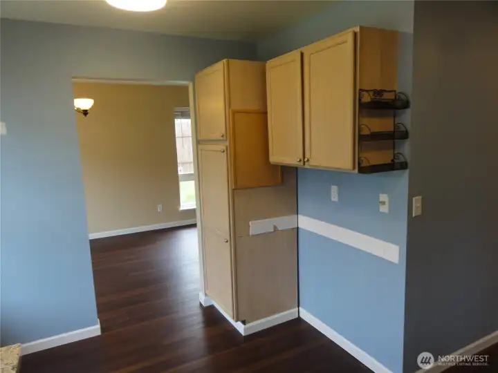 More space in kitchen!