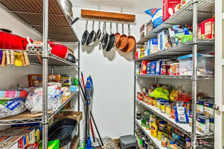 Pantry - oversized & ready for the homegrown bounty!