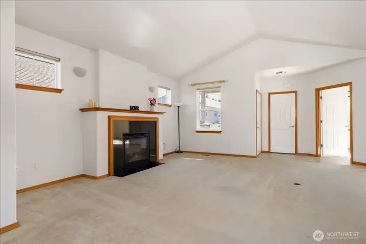 Plenty of room for your preferred living room arangement.