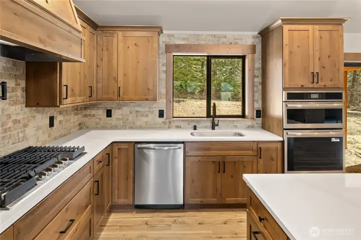 5 burner gas stove top