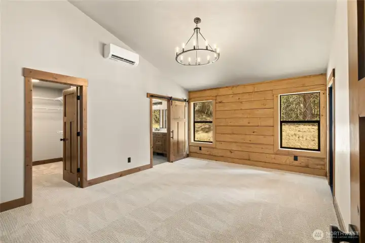 Master bedroom suite