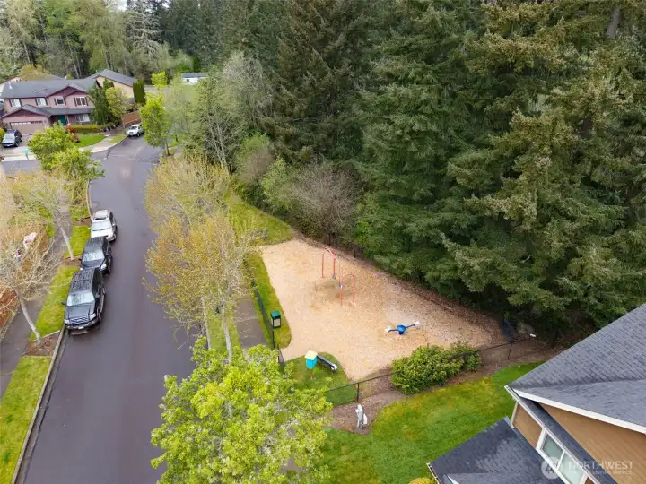 Community park/playground just two blocks away.
