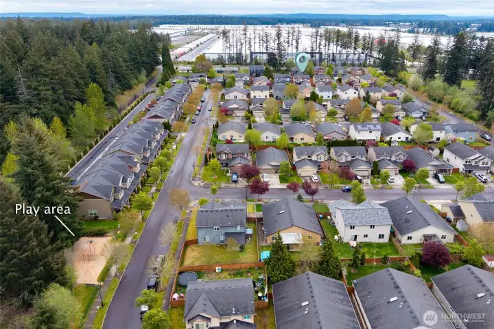 Community playground area.