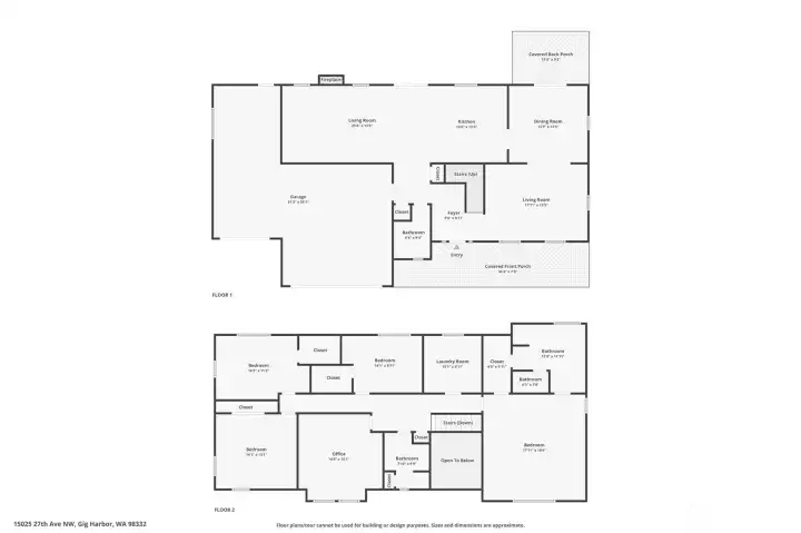Combined floor plan.