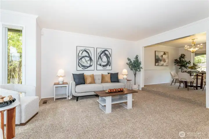 Loaded with natural light throughout the home.