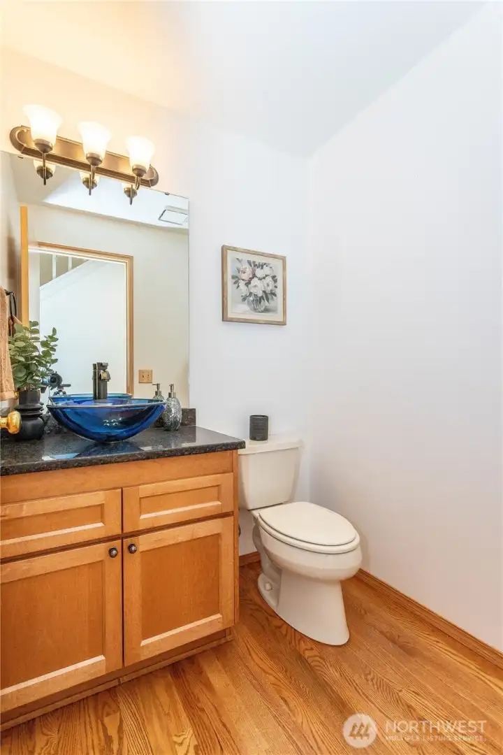 Updated powder room