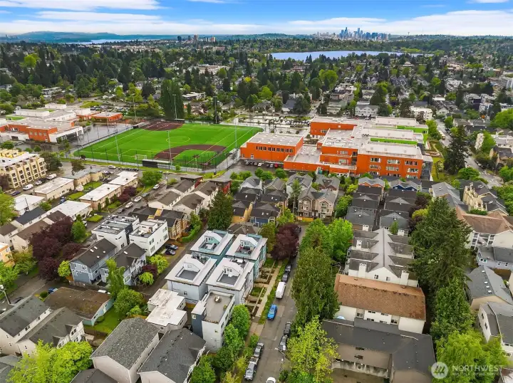 A short distance to Robert Eaglestaff Middle School and Green Lake!