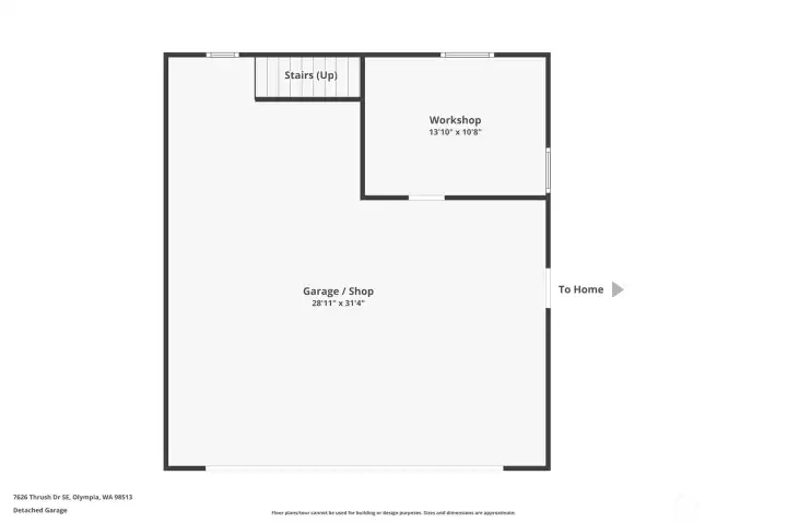 Garage/Shop Floor Plan