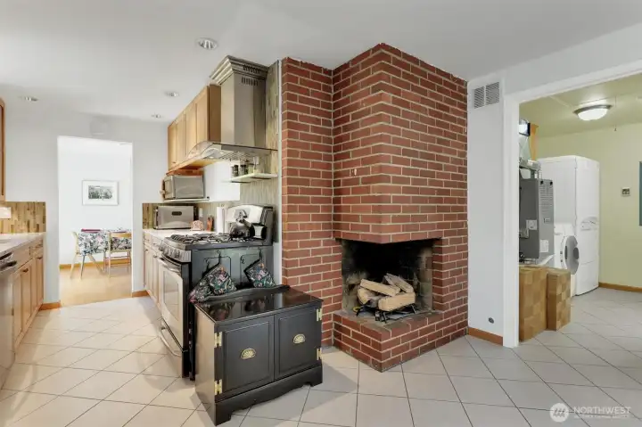 The tall appliance is a double deck gas dryer - bottom is regular tumbler and upper section has low heat cycle & has shelves for drying flat items or take the shelves out and you can hang items. The tall appliance is a double deck gas dryer - bottom is regular tumbler and upper section has low heat cycle & has shelves for drying flat items or take the shelves out and you can hang items.