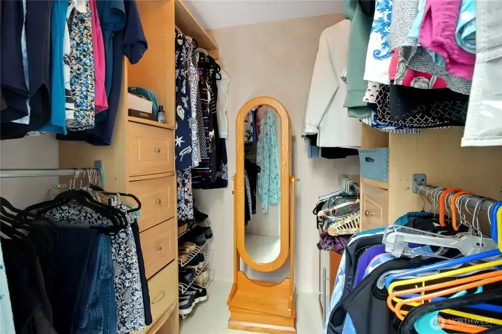 Primary bedroom closet