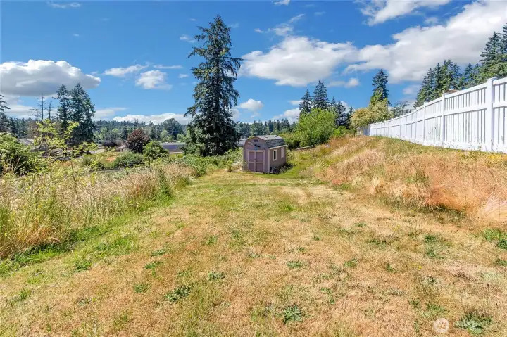 Property extends beyone fence