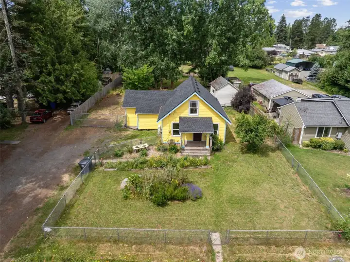 Front of house. Plenty of off street parking and gated to front yard and separate gate to back yard.