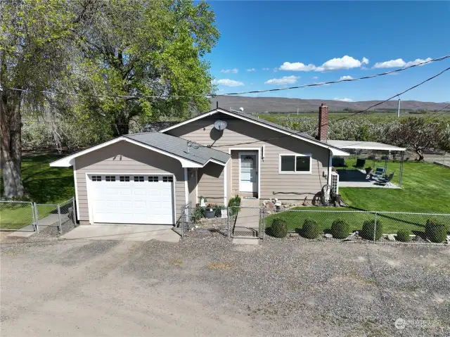 Single family residence on orchard