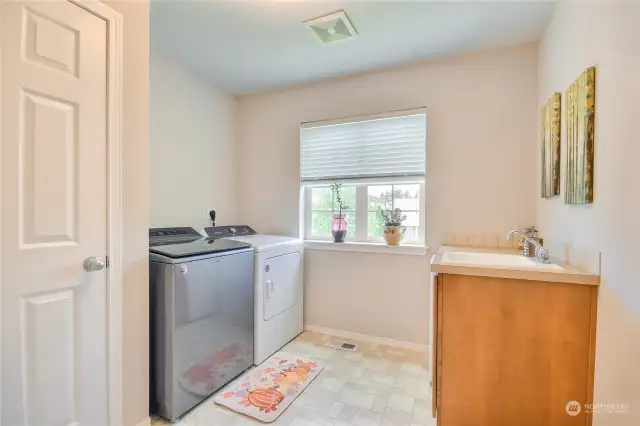 Upstairs Laundry Room