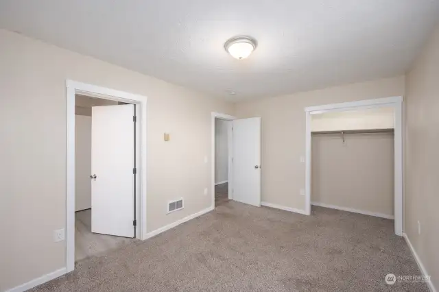 Lower Level Primary bedroom w/ Bath