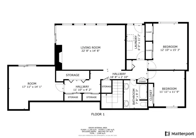 Lower Level Floorplan