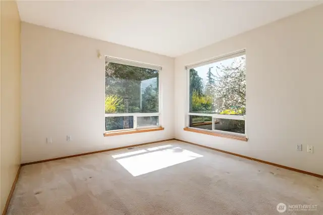 Large 2nd living room area at the front of the house