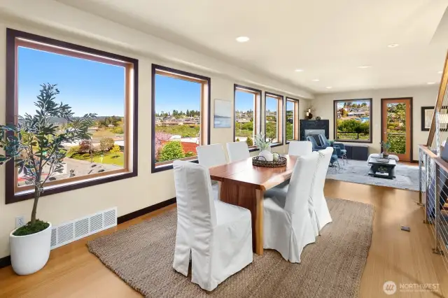 Large dining area to host all of your friends/family