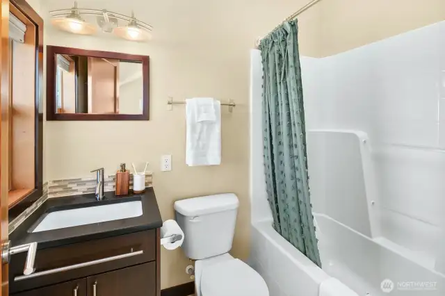 Second bathroom attached to 2nd bedroom upstairs has all you need!