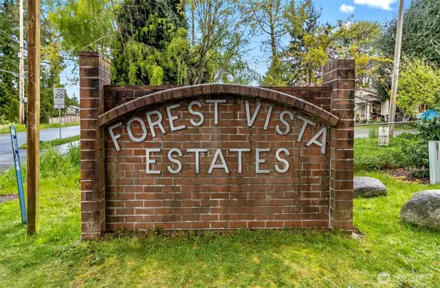Forest Vista Estates! You own the dirt