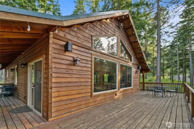 Deck off the kitchen