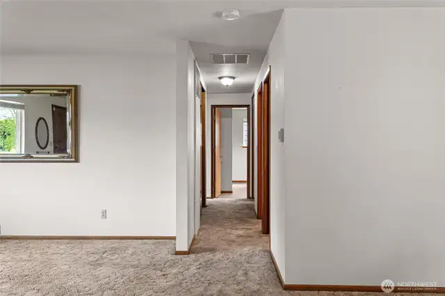 Hallway to bedrooms