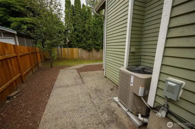 Walkway to side of house