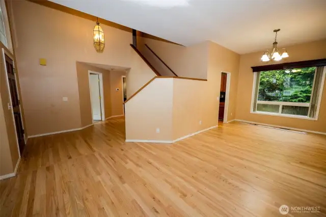 Entry way and stairway to upstairs
