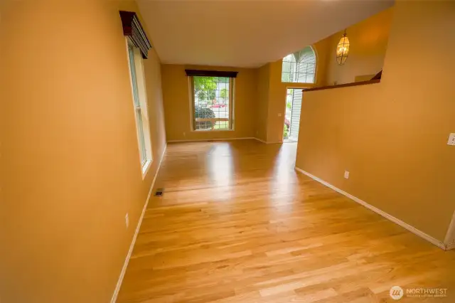 Formal living room and dining room