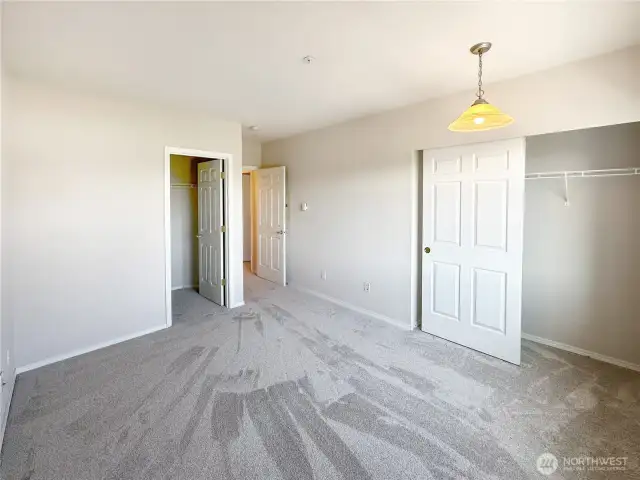Second Bedroom has 2 closets