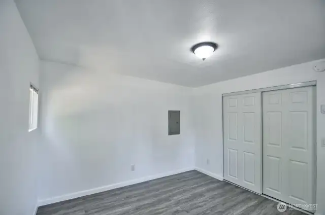 Main bedroom and closet