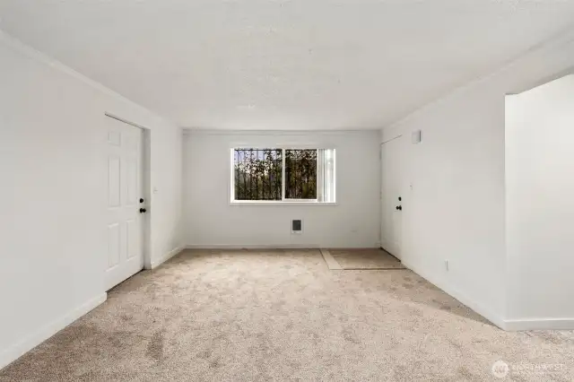 New paint and carpets throughout. Lots of natural light.