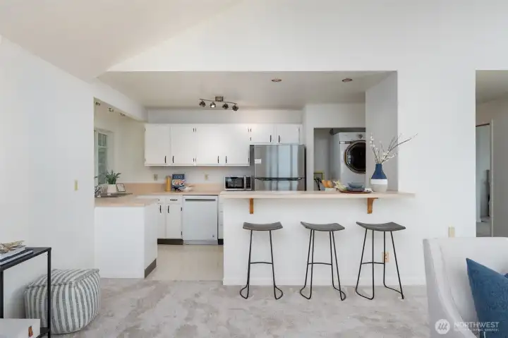 Open concept kitchen so everyone can be a part of everything!