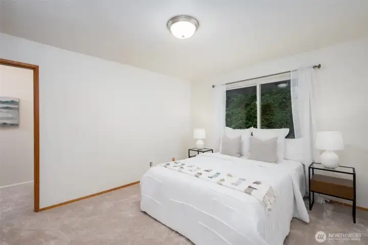 Second bedroom will have plenty of privacy.