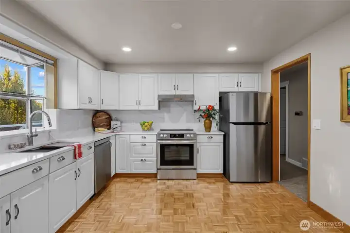 Kitchen view from Dining Room
